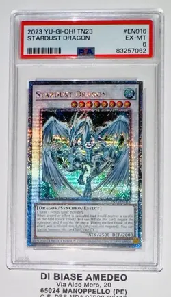 YU GI OH PSA 6 STARDUST DRAGON TN23-EN016 25th ENGLISH YU GI OH 2023! - Image 1