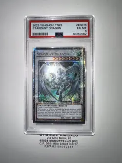 YU GI OH PSA 6 STARDUST DRAGON TN23-EN016 25th ENGLISH YU GI OH 2023! - Image 2