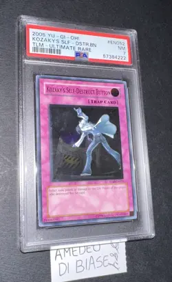 YU GI OH PSA 7 KOZAKY’S SELF- DESTRUCT BUTTON TLM-EN052 ULTIMATE RARE ENGLISH - Image 3