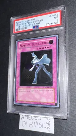 YU GI OH PSA 7 KOZAKY’S SELF- DESTRUCT BUTTON TLM-EN052 ULTIMATE RARE ENGLISH - Image 4