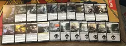 Mtg Magic Jumpstart Full Deck Misprint Reanimate Black Deck Error 21 Card - Image 1