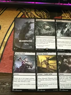 Mtg Magic Jumpstart Full Deck Misprint Reanimate Black Deck Error 21 Card - Image 2