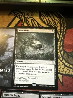 Mtg Magic Jumpstart Full Deck Misprint Reanimate Black Deck Error 21 Card - Image 3