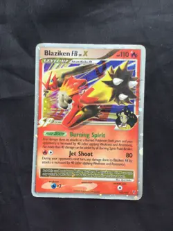 Pokemon Cards: Supreme Victors Rare Holo: Blaziken Lv. X 142/147 - Image 1