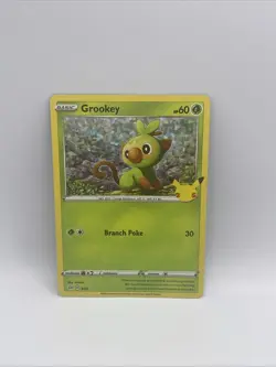 Grookey Holo McDonalds 25th Anniversary 8/25, Pokemon Card - Image 1