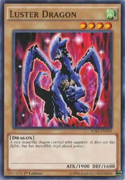 Yugioh - Luster Dragon - 1st Edition NM - Plus Free Holographic Card - Image 1