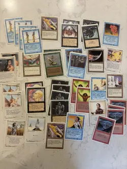 Magic the Gathering MTG Vintage 500 Card Lot HEAVY Play Revised The Dark W/rares - Image 1