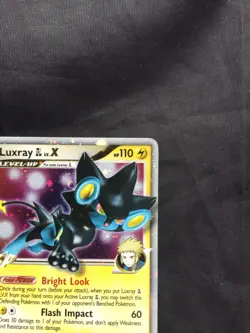Pokemon Cards: Rising Rivals Rare Holo: Luxray Lv. X 109/111 - Image 4