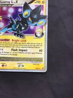 Pokemon Cards: Rising Rivals Rare Holo: Luxray Lv. X 109/111 - Image 5