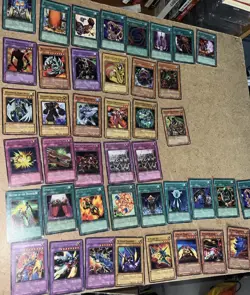 JOBLOT YUGIOH TRADING CARDS CARD COLLECTION BUNDLE TCG HOLO RARE FIRST EDITIONU - Image 1