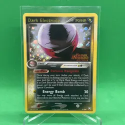 Pokemon TCG - Dark Electrode 4/109 EX Team Rocket Returns Reverse Holo Rare Card - Image 1