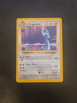 Dragonair 18/102 Rare Base Shadowless LP Pokemon Card - Image 1