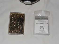 1999 Pokemon Charizard 23K Gold Plated Trading Card Burger King Red Box Red Ball - Image 2