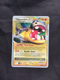 Pokemon Cards: Rising Rivals Rare Holo: Hippowdon Lv. X 107/111 - Image 1