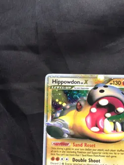 Pokemon Cards: Rising Rivals Rare Holo: Hippowdon Lv. X 107/111 - Image 3
