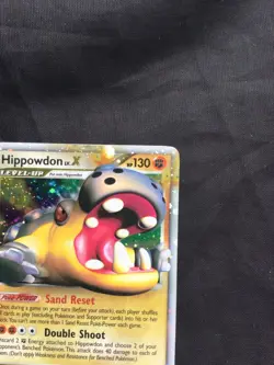 Pokemon Cards: Rising Rivals Rare Holo: Hippowdon Lv. X 107/111 - Image 4