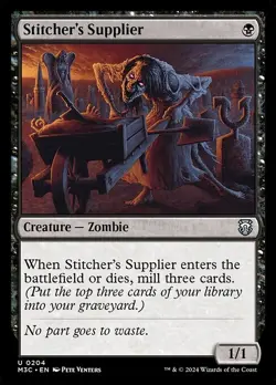 NM Stitcher's Supplier, MTG, Modern Horizons 3, Magic the Gathering, 204 - Image 1
