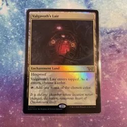 Valgavoth's Lair (FOIL) x1 - MTG Duskmourn: House of Horror DSK #271 - Image 1