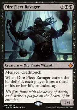 MTG Magic the Gathering Dire Fleet Ravager (104/310) Ixalan LP - Image 1