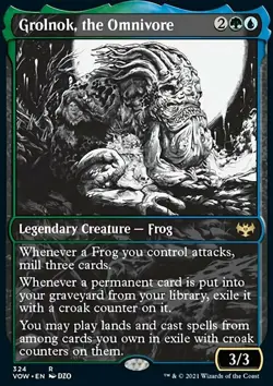 MTG Grolnok, the Omnivore (324/509) Innistrad Crimson Vow LP - Image 1