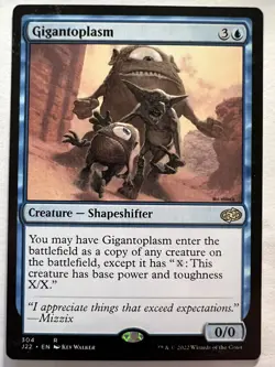 Gigantoplasm - MTG Jumpstart 2022 - NM Rare Creature Shapeshifter - Image 1