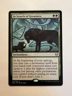 In Search of Greatness- MTG Kaldheim - NM Enchantment Rare - Image 1