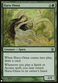 MTG Magic the Gathering Haru-Onna (696/1104) The List NM - Image 1