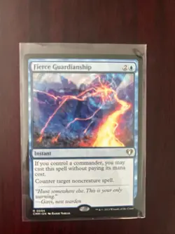 Fierce Guardianship Commander Masters Regular MTG NM - Image 1