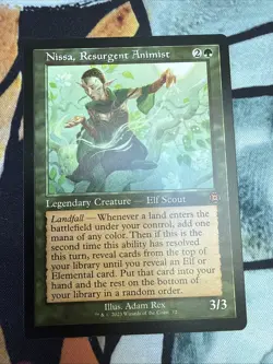 Nissa, Resurgent Animist (Retro Frame) March of the Machine: The Aftermath... - Image 1