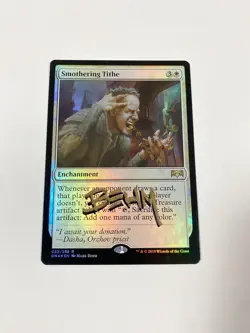 Smothering Tithe Ravnica Allegiance Foil Shadow Signed By The Artist - Image 1