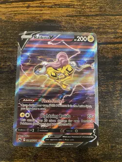 Pokemon TCG Raikou V Crown Zenith: Galarian Gallery Holo Ultra Rare #GG41 - Image 1