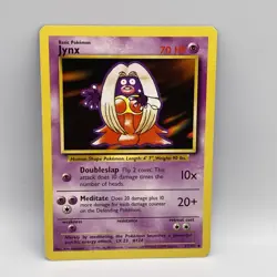 Pokemon TCG Jynx Base Set 31/102 Regular Unlimited Uncommon - Image 1
