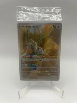SEALED Pokemon Center Exclusive SVP #075 Mimikyu ETB Promo Pokemon TCG Card - Image 1