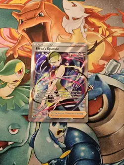 Pokemon Trainer Card Elesa's Sparkle 260/264 Fusion Strike Full Art Rare Holo - Image 1