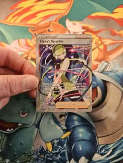 Pokemon Trainer Card Elesa's Sparkle 260/264 Fusion Strike Full Art Rare Holo - Image 3