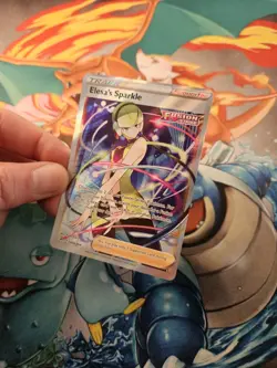 Pokemon Trainer Card Elesa's Sparkle 260/264 Fusion Strike Full Art Rare Holo - Image 5