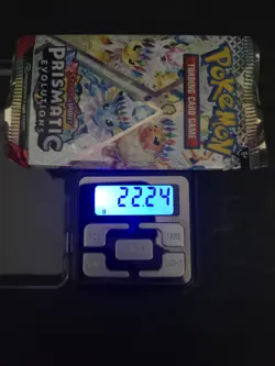 22.24 Grams Pokemon TCG Prismatic Evolutions Booster Pack New Factory Sealed - Image 1