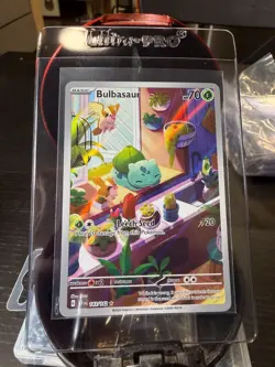 Pokemon TCG: Bulbasaur 143/142 Illustration Rare Sv07: Stellar Crown Holo! - Image 1