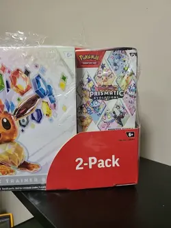 Pokemon TCG Prismatic Evolutions Elite Trainer Box Booster Bundle Costco K10 - Image 3