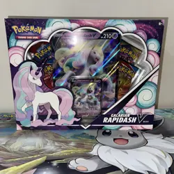 Pokemon Galarian Rapidash V Box. Sealed - Image 1