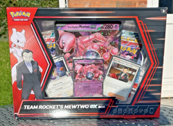 POKEMON TCG SCARLET & VIOLET DESTINED RIVALS TEAM ROCKET'S MEWTWO EX BOX *BNIB* - Image 3