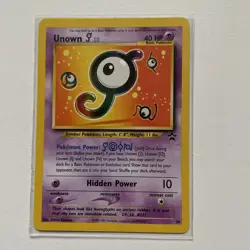 Pokemon TCG Unown [J] 38 Black Star Promo Wizards of the Coast - Image 1