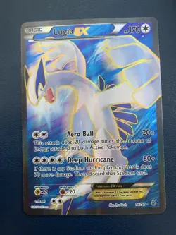 Lugia EX Full Art Ultra Rare XY Ancient Origins 94/98 Pokemon 2015 NM - Image 1