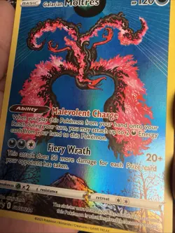 Galarian Moltres SWSH284: Sword & Shield Promo Full Art Pokemon Fresh Pull NM/M - Image 5