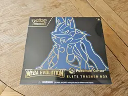 Pokemon Mega Evolutions Lucario ETB Pokemon Centre Brand New Sealed - Image 1