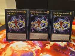 YUGIOH TCG NUMBER C69: HERALDRY CREST OF HORROR LVAL-EN049 RARE 1ST EDITION NM - Image 1