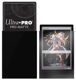 Ultra Pro 60 BLACK PRO-MATTE Small Size Deck Protector NEW Yugioh Card Sleeves - Image 2