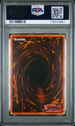 2002 YU-GI-OH! LOB-LEGEND OF BLUE EYES WHITE DRAGON #007 CELTIC GUARDIAN PSA 8 - Image 2