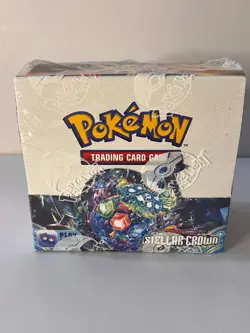 Pokemon Stellar Crown Booster Box 36-Card TCG, Sealed - Image 1