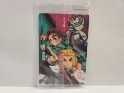 Demon Slayer Wafer Card 035 Rengoku, Tanjiro & Akaza - Image 2